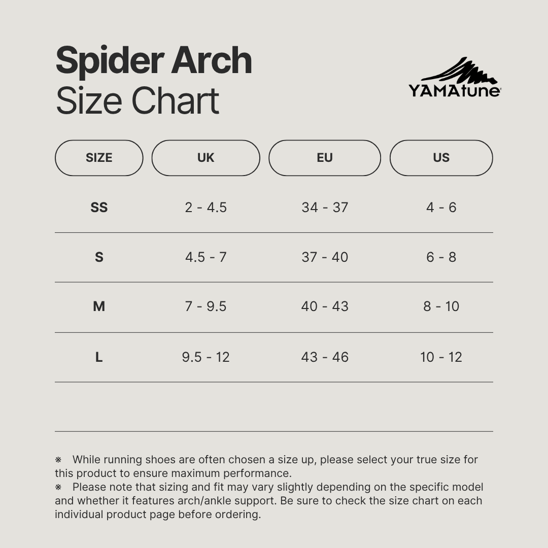 SPIDER ARCH MIDDLE 5TOE ANTI-SLIP DOTS